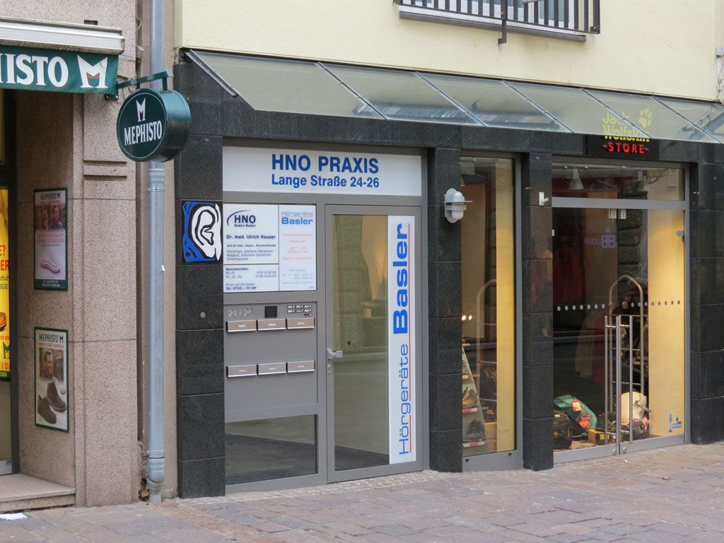 Geschäft - Hörgeräte Basler in Baden Baden